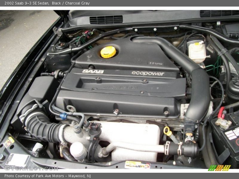  2002 9-3 SE Sedan Engine - 2.0 Liter Turbocharged DOHC 16V 4 Cylinder