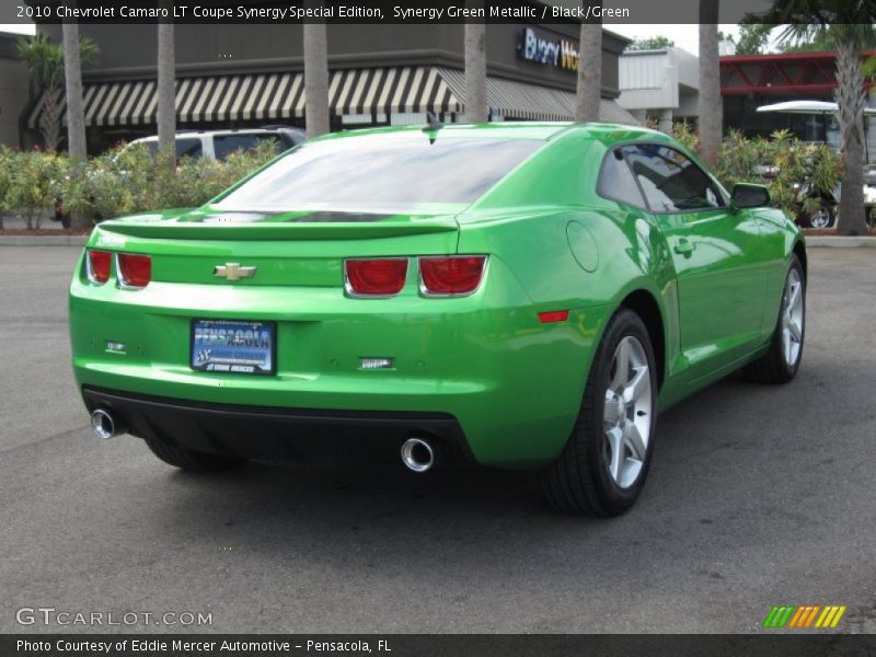 Synergy Green Metallic / Black/Green 2010 Chevrolet Camaro LT Coupe Synergy Special Edition
