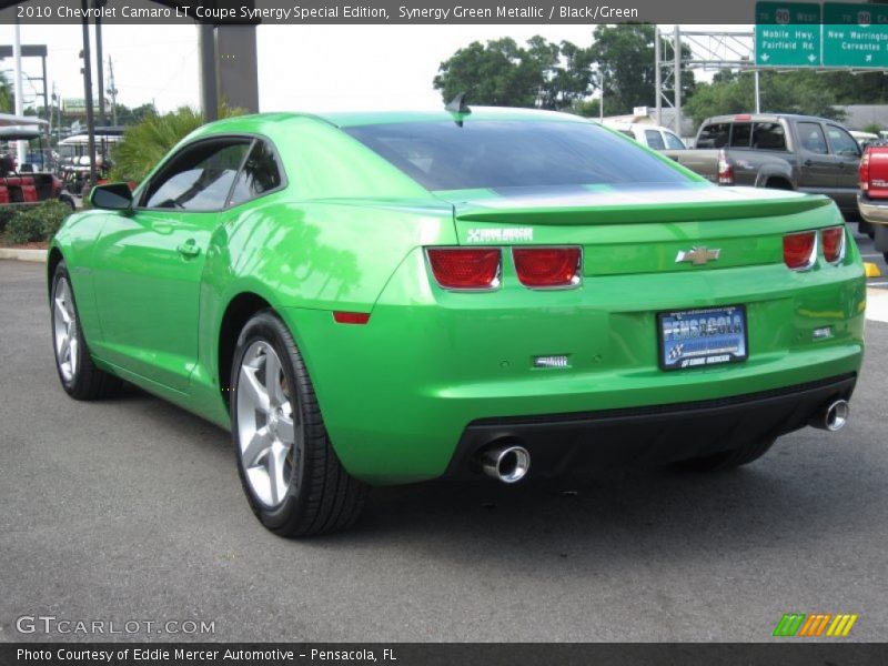 Synergy Green Metallic / Black/Green 2010 Chevrolet Camaro LT Coupe Synergy Special Edition