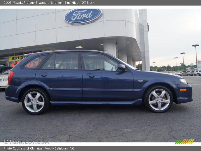 Midnight Blue Mica / Off Black 2003 Mazda Protege 5 Wagon