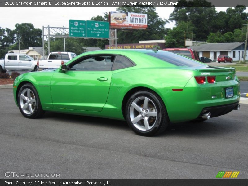 Synergy Green Metallic / Black/Green 2010 Chevrolet Camaro LT Coupe Synergy Special Edition