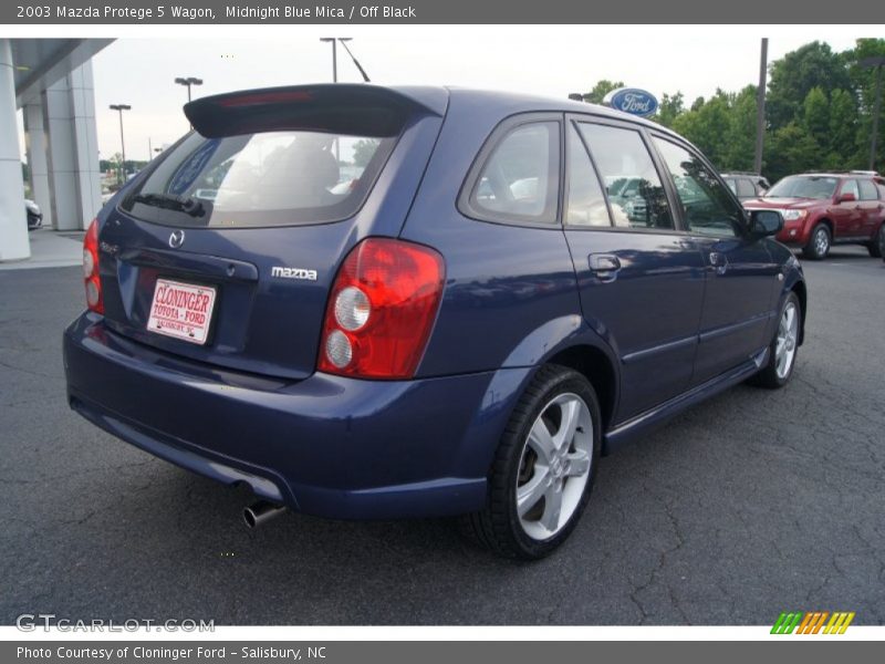Midnight Blue Mica / Off Black 2003 Mazda Protege 5 Wagon