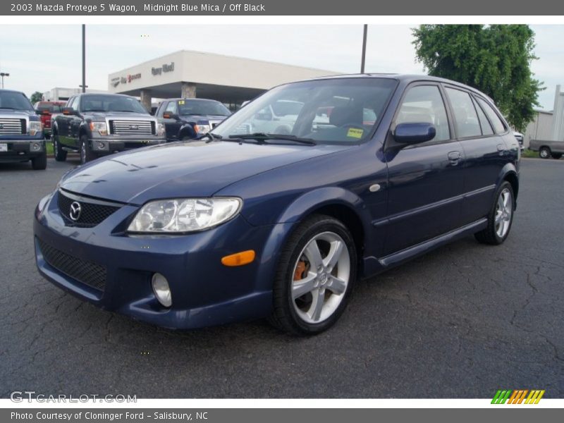 Midnight Blue Mica / Off Black 2003 Mazda Protege 5 Wagon