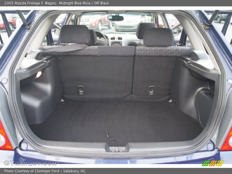 Midnight Blue Mica / Off Black 2003 Mazda Protege 5 Wagon