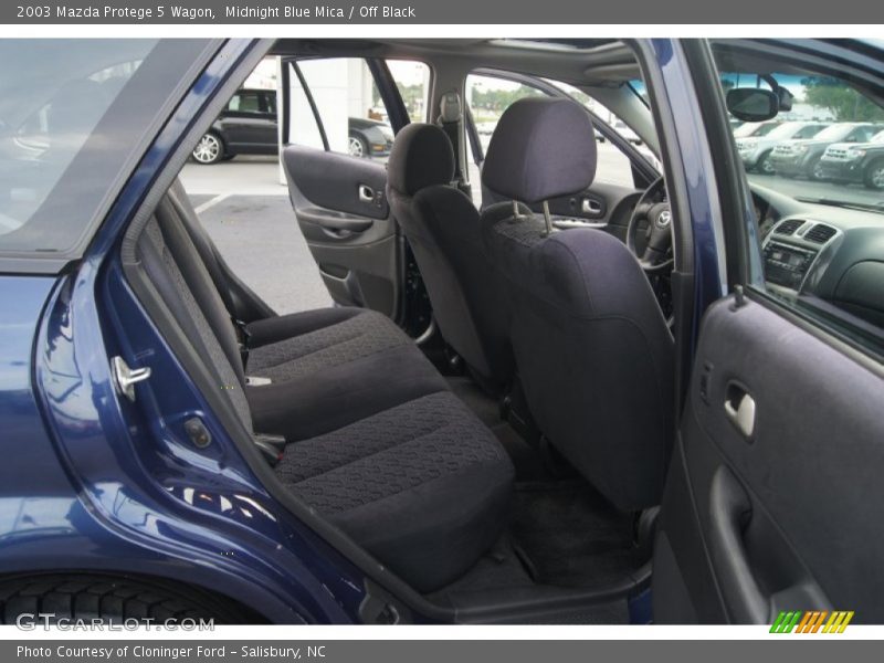 Midnight Blue Mica / Off Black 2003 Mazda Protege 5 Wagon