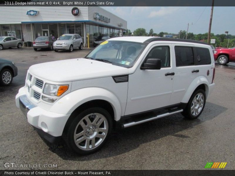 Bright White / Dark Slate Gray 2011 Dodge Nitro Heat 4.0 4x4