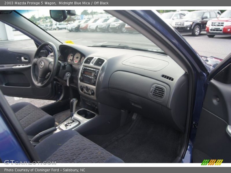 Midnight Blue Mica / Off Black 2003 Mazda Protege 5 Wagon