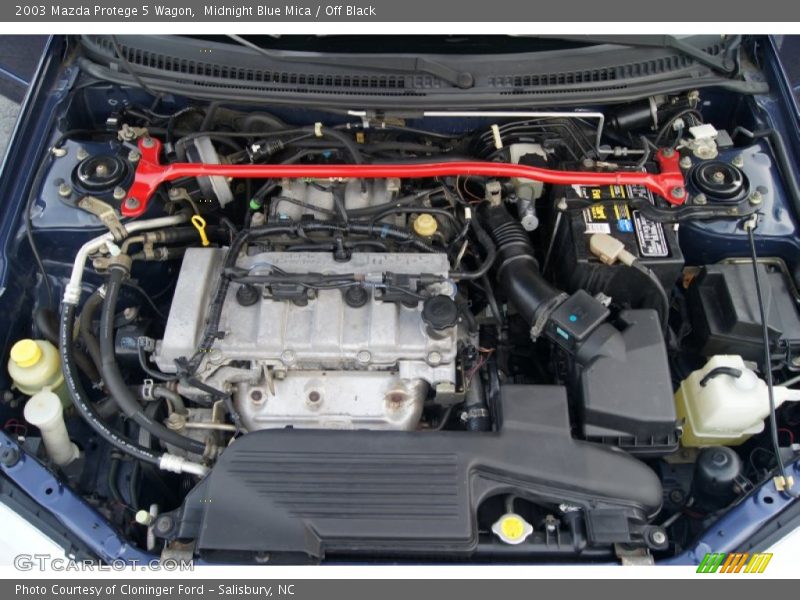 Midnight Blue Mica / Off Black 2003 Mazda Protege 5 Wagon