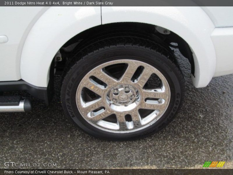 Bright White / Dark Slate Gray 2011 Dodge Nitro Heat 4.0 4x4