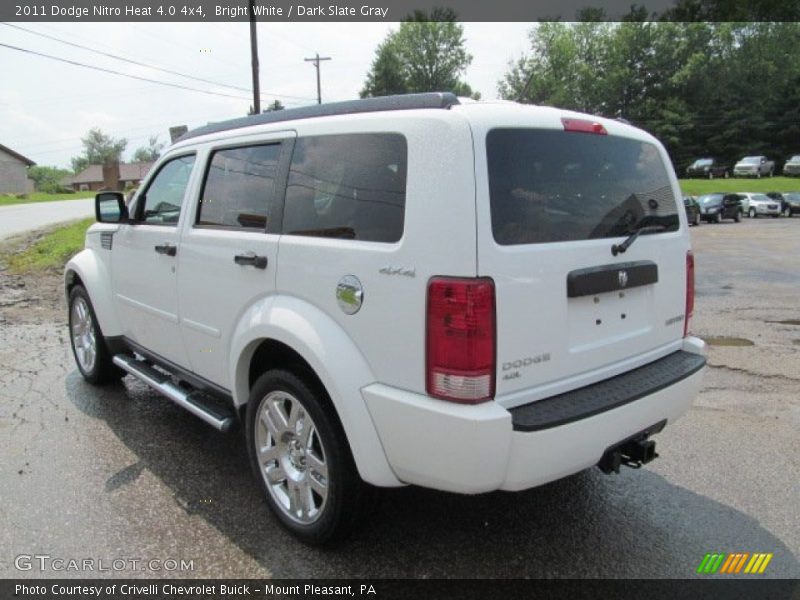 Bright White / Dark Slate Gray 2011 Dodge Nitro Heat 4.0 4x4