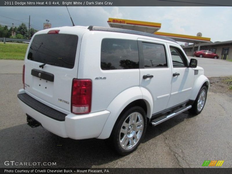Bright White / Dark Slate Gray 2011 Dodge Nitro Heat 4.0 4x4