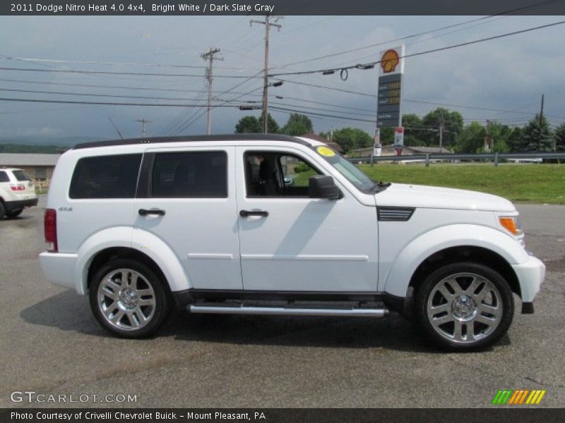 Bright White / Dark Slate Gray 2011 Dodge Nitro Heat 4.0 4x4
