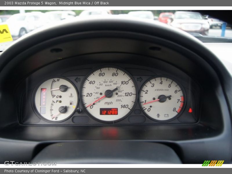 Midnight Blue Mica / Off Black 2003 Mazda Protege 5 Wagon
