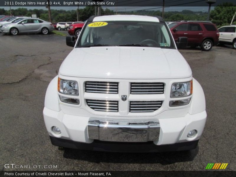 Bright White / Dark Slate Gray 2011 Dodge Nitro Heat 4.0 4x4