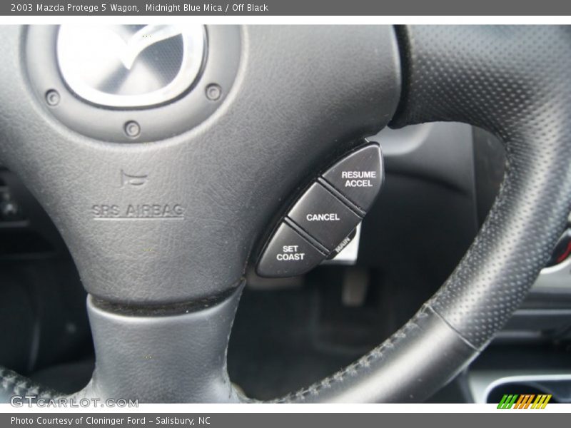 Midnight Blue Mica / Off Black 2003 Mazda Protege 5 Wagon