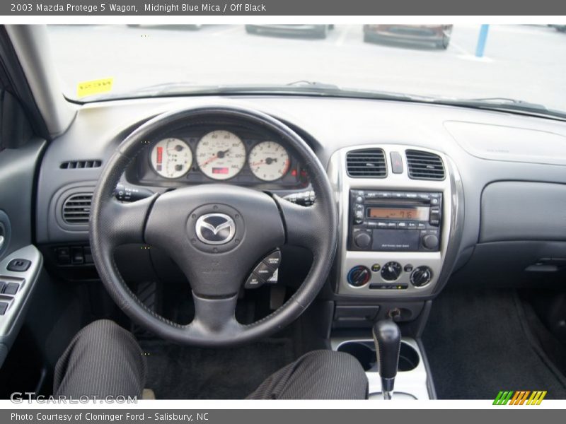 Midnight Blue Mica / Off Black 2003 Mazda Protege 5 Wagon