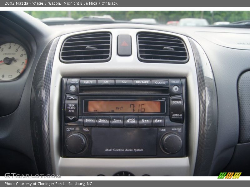 Midnight Blue Mica / Off Black 2003 Mazda Protege 5 Wagon