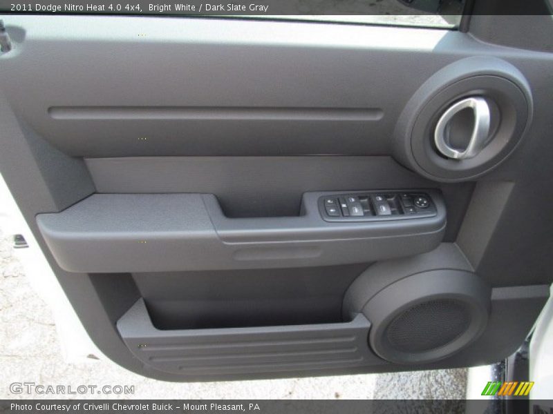 Bright White / Dark Slate Gray 2011 Dodge Nitro Heat 4.0 4x4