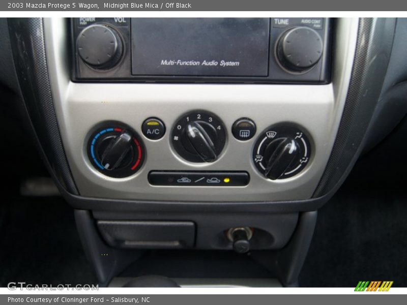 Midnight Blue Mica / Off Black 2003 Mazda Protege 5 Wagon