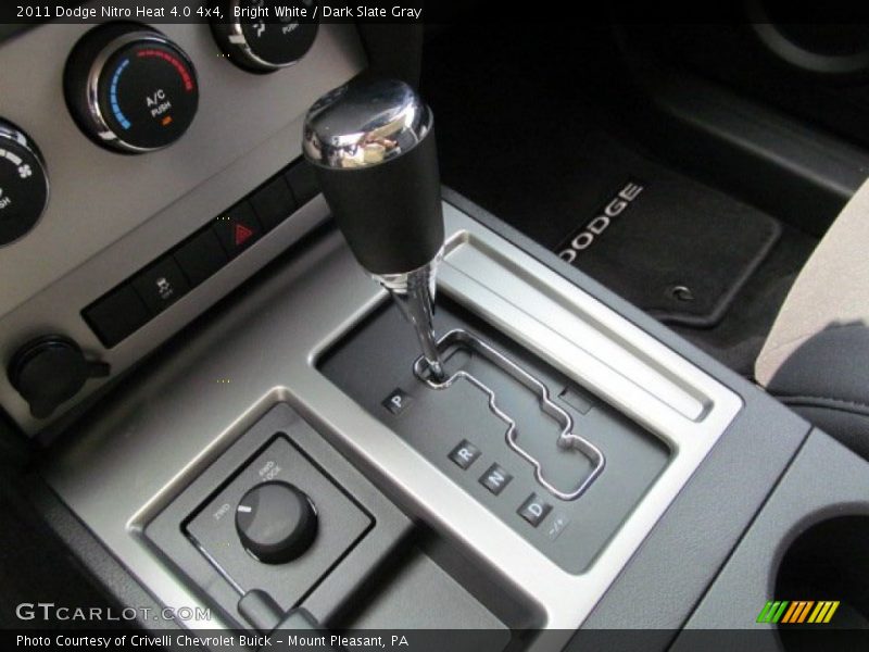Bright White / Dark Slate Gray 2011 Dodge Nitro Heat 4.0 4x4