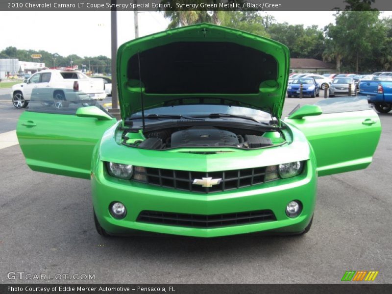 Synergy Green Metallic / Black/Green 2010 Chevrolet Camaro LT Coupe Synergy Special Edition