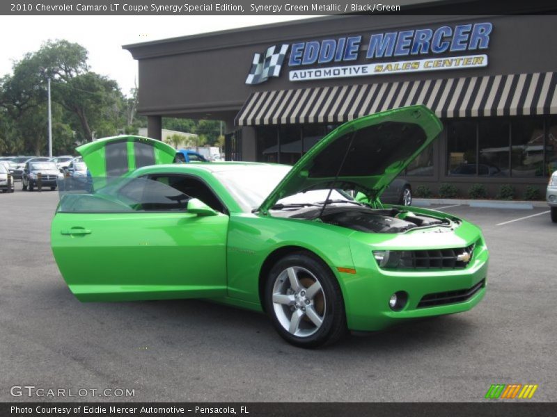 Synergy Green Metallic / Black/Green 2010 Chevrolet Camaro LT Coupe Synergy Special Edition