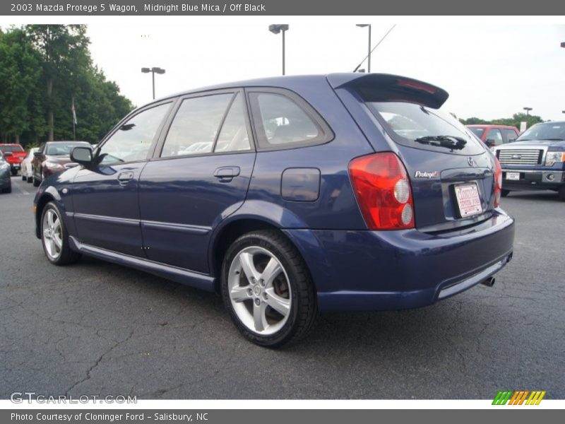 Midnight Blue Mica / Off Black 2003 Mazda Protege 5 Wagon