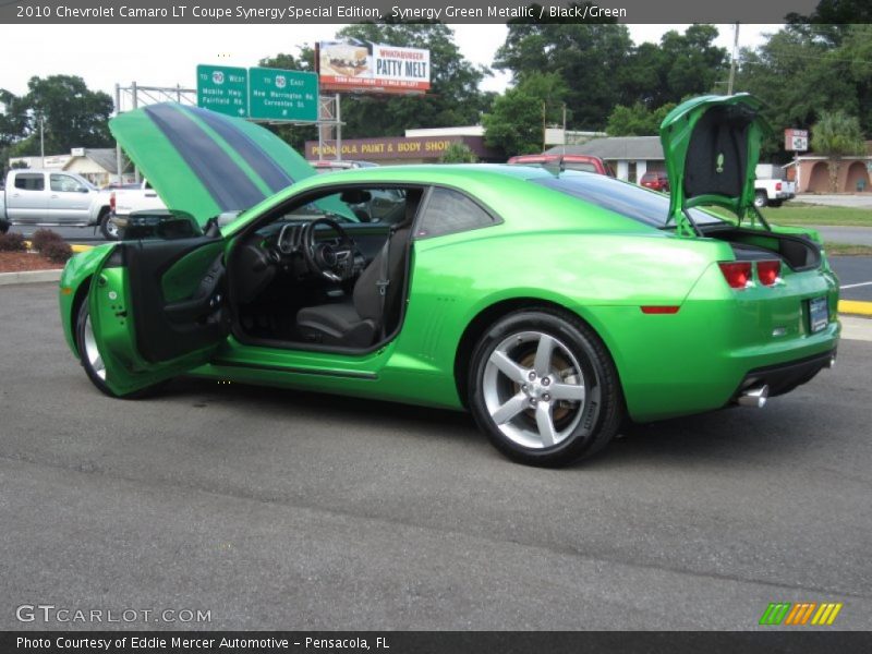 Synergy Green Metallic / Black/Green 2010 Chevrolet Camaro LT Coupe Synergy Special Edition