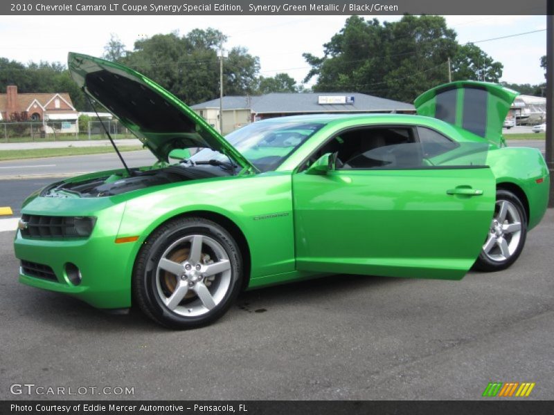Synergy Green Metallic / Black/Green 2010 Chevrolet Camaro LT Coupe Synergy Special Edition