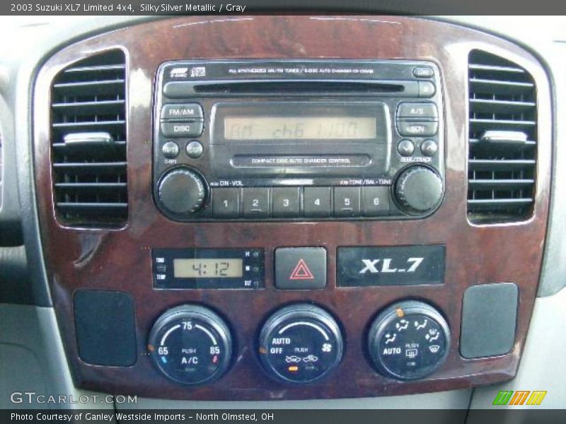 Silky Silver Metallic / Gray 2003 Suzuki XL7 Limited 4x4