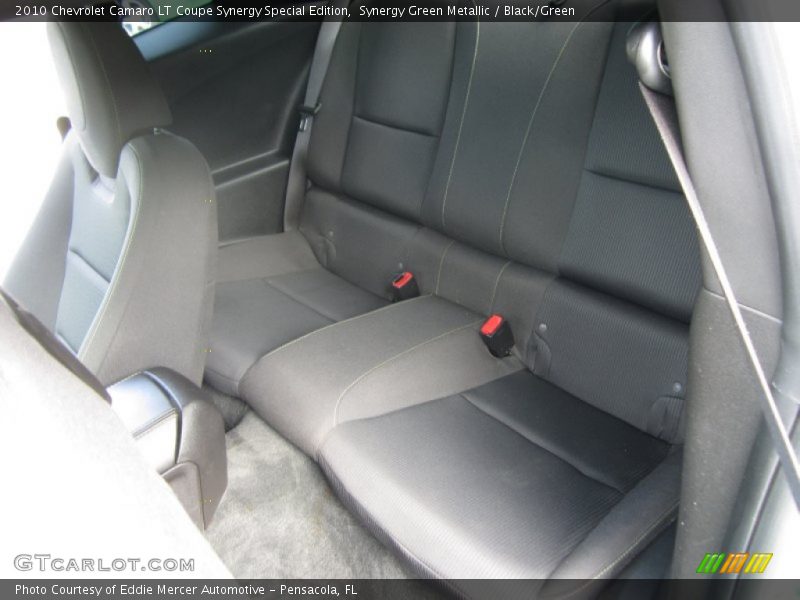 Rear Seat of 2010 Camaro LT Coupe Synergy Special Edition