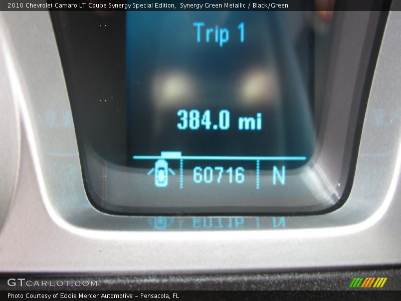 Synergy Green Metallic / Black/Green 2010 Chevrolet Camaro LT Coupe Synergy Special Edition