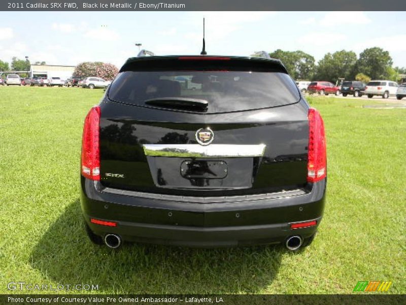 Black Ice Metallic / Ebony/Titanium 2011 Cadillac SRX FWD