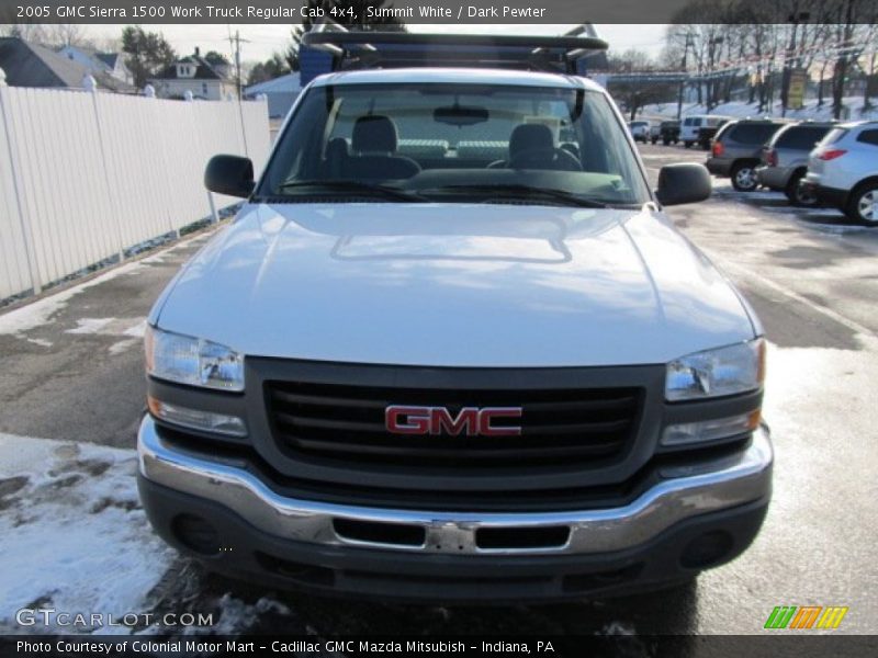 Summit White / Dark Pewter 2005 GMC Sierra 1500 Work Truck Regular Cab 4x4