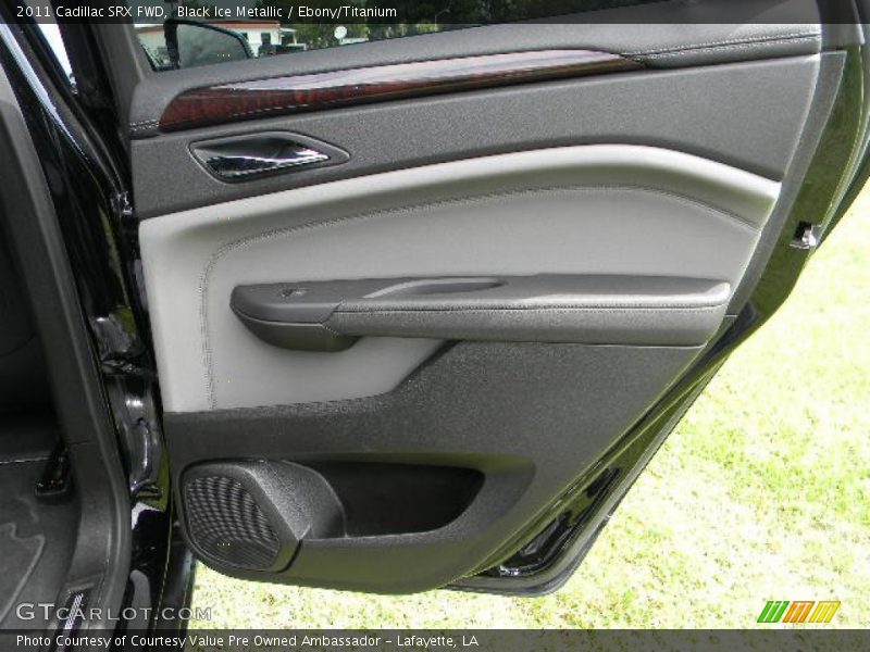Black Ice Metallic / Ebony/Titanium 2011 Cadillac SRX FWD