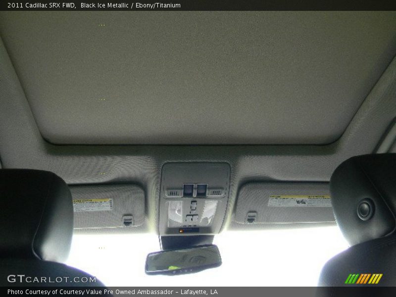Black Ice Metallic / Ebony/Titanium 2011 Cadillac SRX FWD