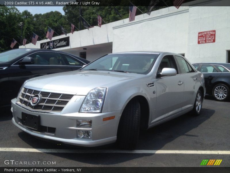 Radiant Silver / Light Gray 2009 Cadillac STS 4 V6 AWD