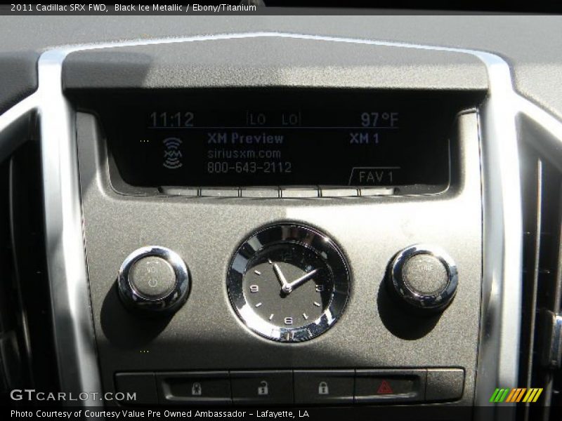 Black Ice Metallic / Ebony/Titanium 2011 Cadillac SRX FWD