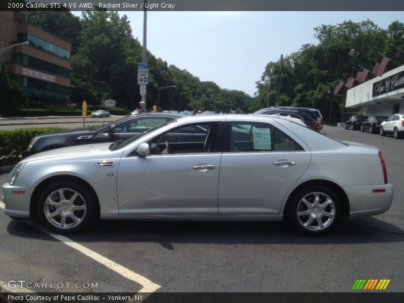 Radiant Silver / Light Gray 2009 Cadillac STS 4 V6 AWD