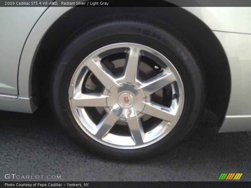 Radiant Silver / Light Gray 2009 Cadillac STS 4 V6 AWD
