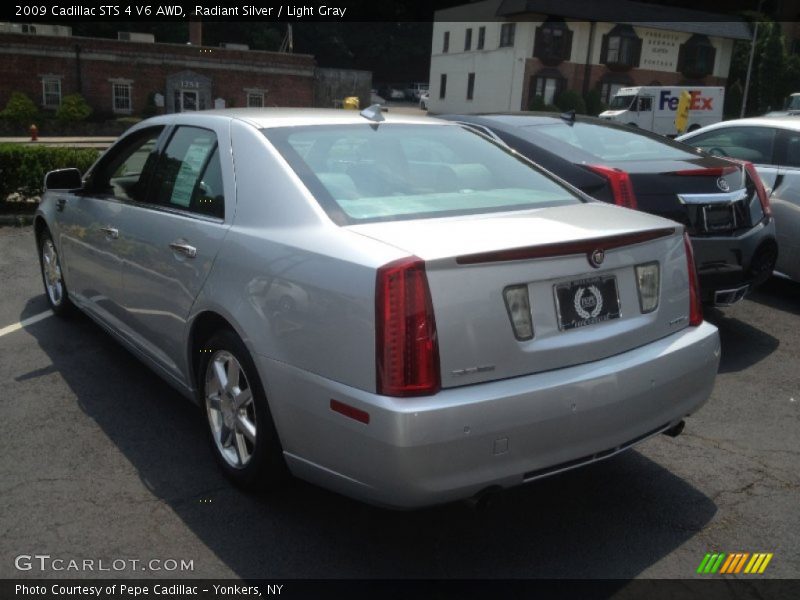 Radiant Silver / Light Gray 2009 Cadillac STS 4 V6 AWD