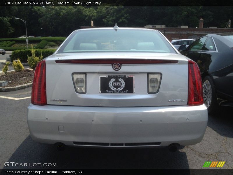 Radiant Silver / Light Gray 2009 Cadillac STS 4 V6 AWD
