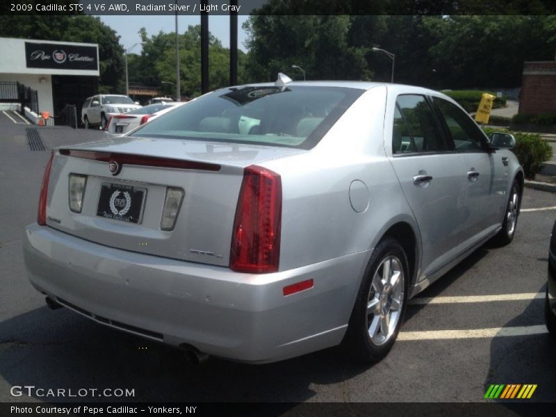 Radiant Silver / Light Gray 2009 Cadillac STS 4 V6 AWD