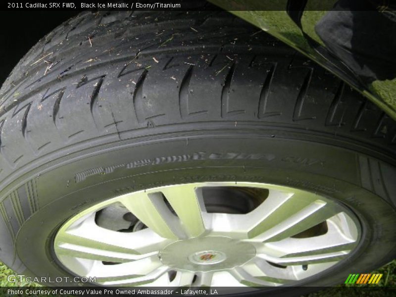 Black Ice Metallic / Ebony/Titanium 2011 Cadillac SRX FWD