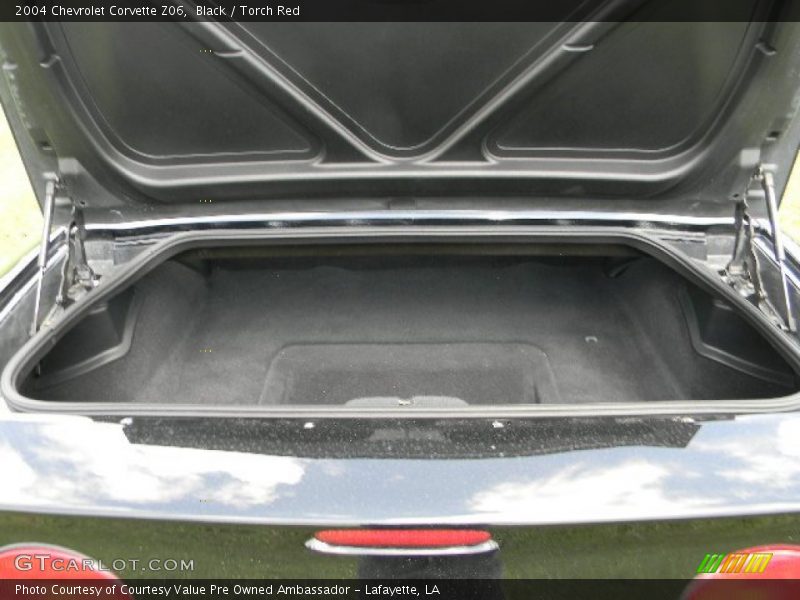 Black / Torch Red 2004 Chevrolet Corvette Z06