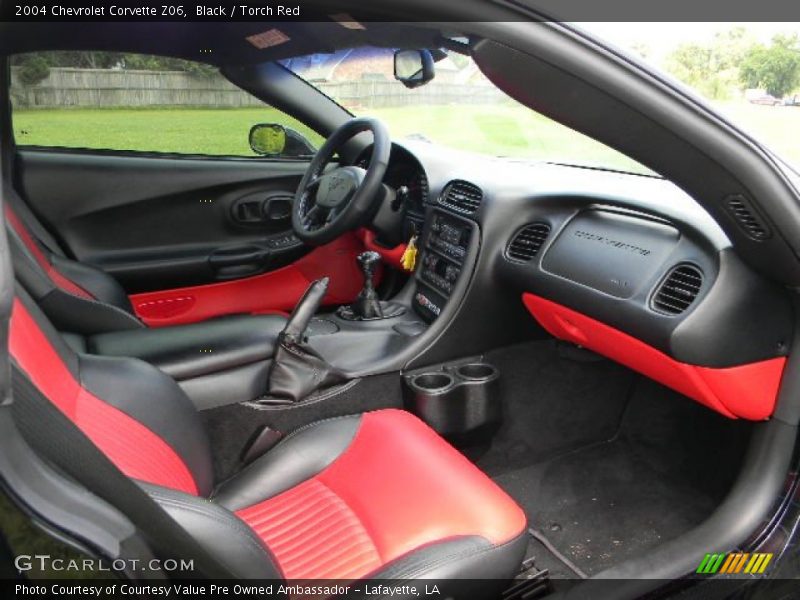  2004 Corvette Z06 Torch Red Interior