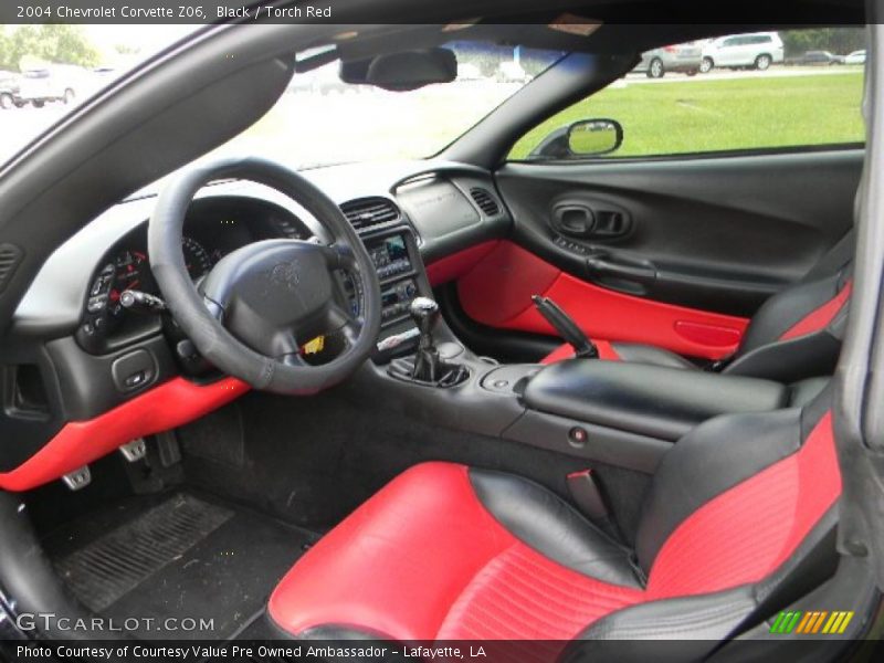 Torch Red Interior - 2004 Corvette Z06 