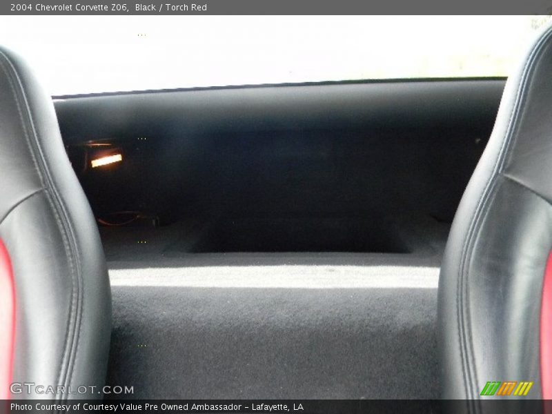 Black / Torch Red 2004 Chevrolet Corvette Z06