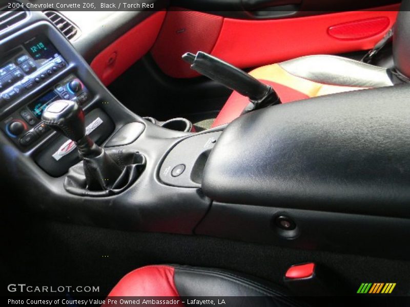 Black / Torch Red 2004 Chevrolet Corvette Z06