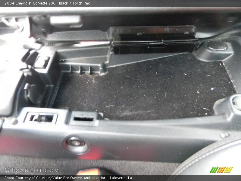 Black / Torch Red 2004 Chevrolet Corvette Z06